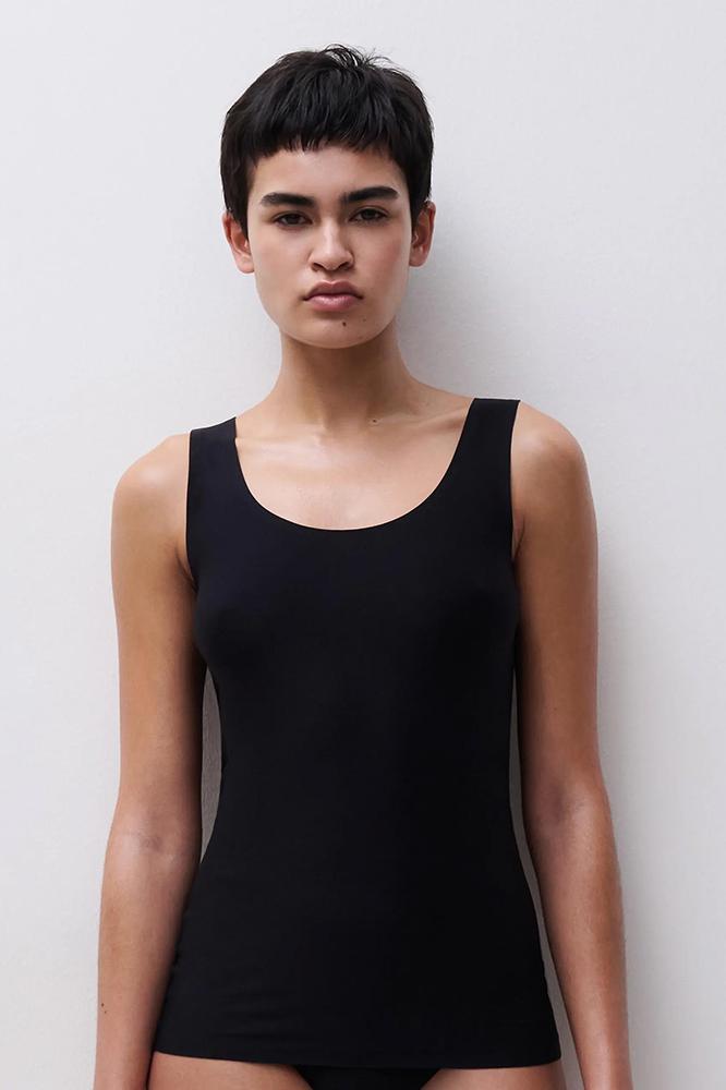 CANOTTA DONNA C26460 NERO CHANTELLE